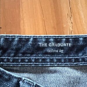 AG Adriano Goldschmied The Graduate Straight Leg Jeans - Dark Blue